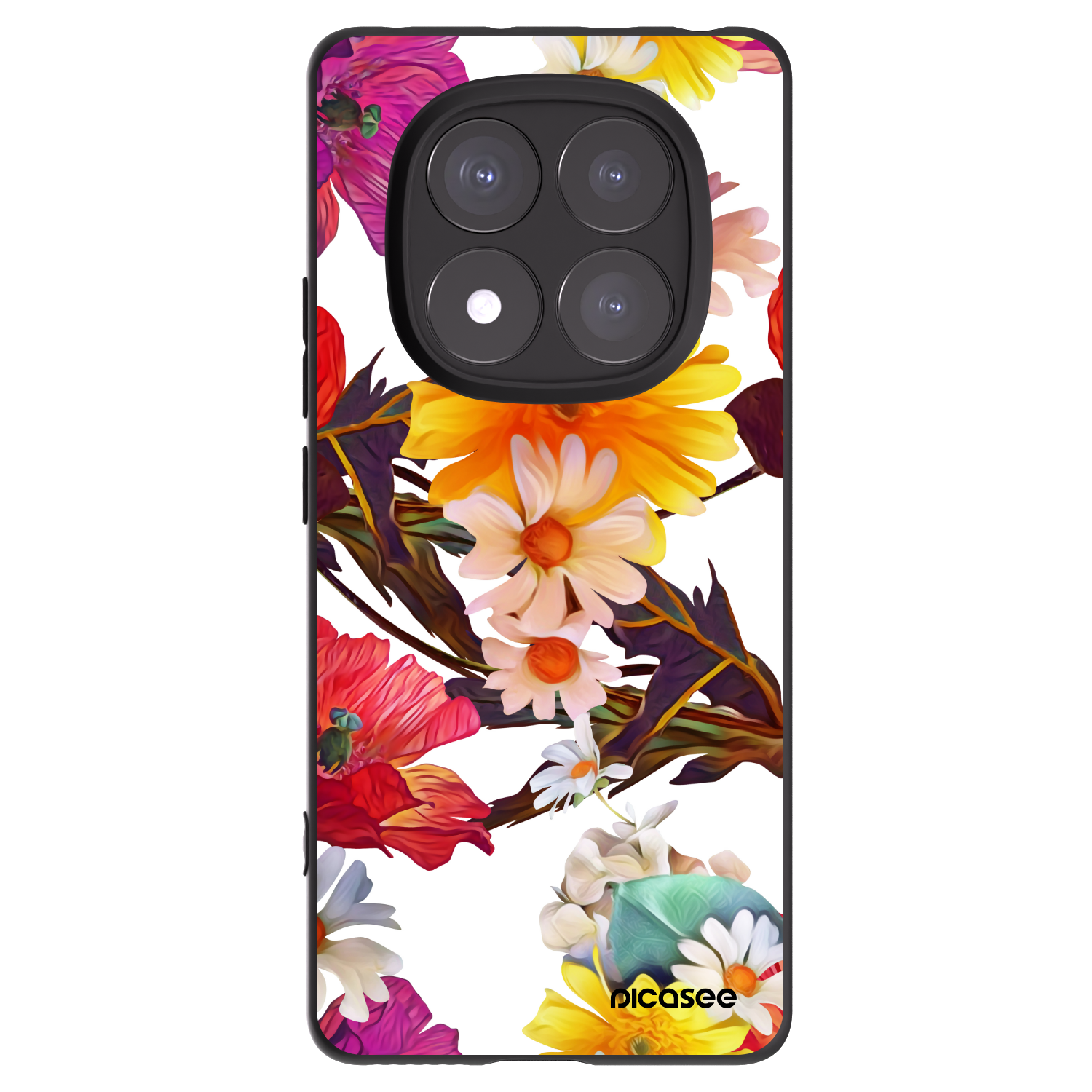Picasee Xiaomi Redmi Note 14 Pro+ 5G Hülle - Schwarzes Silikon - Meadow