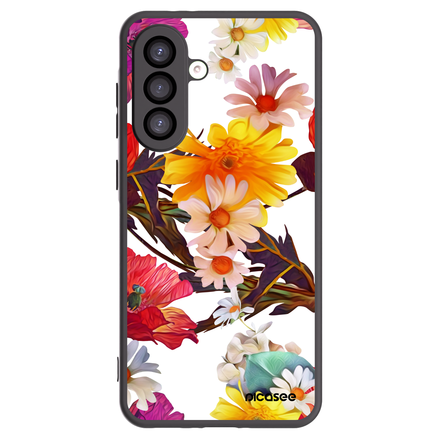 Picasee Samsung Galaxy A26 5G A266B Hülle - Schwarzes Silikon - Meadow