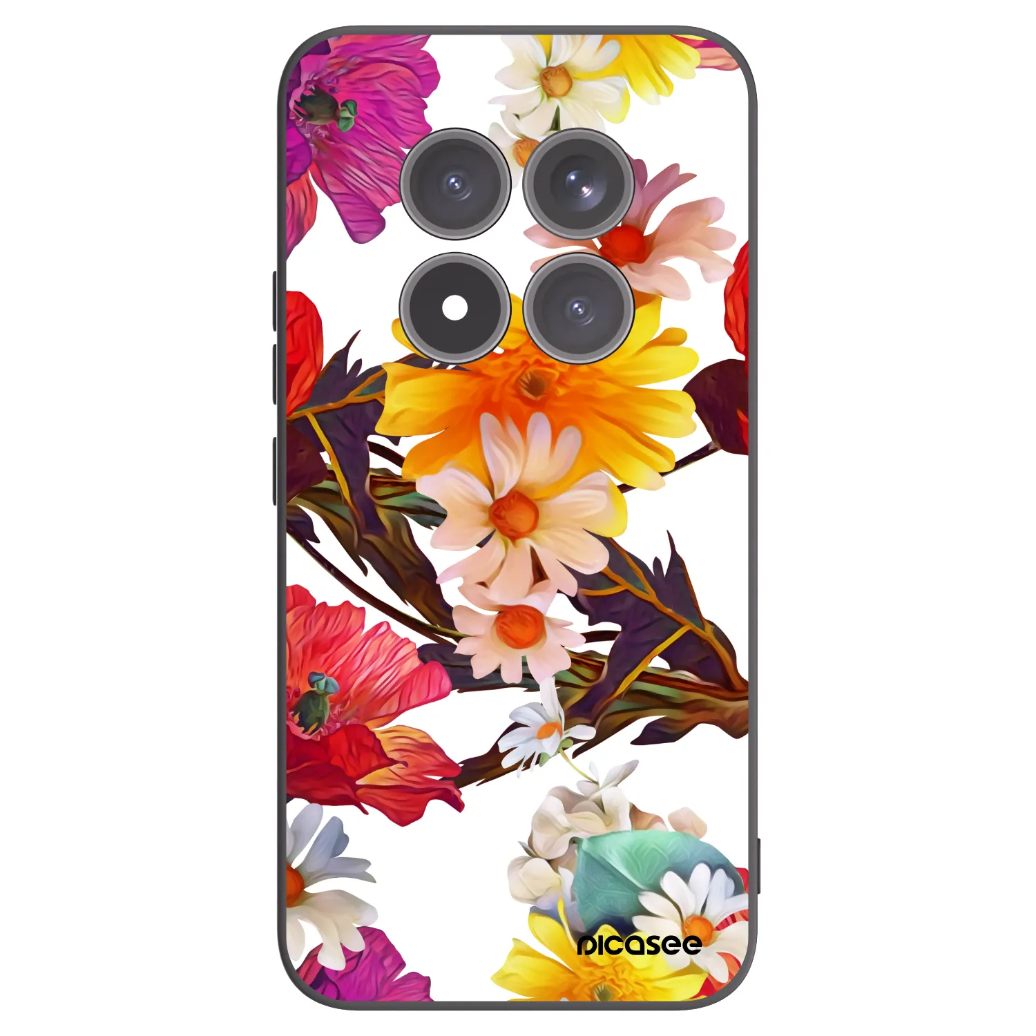 Picasee Xiaomi Redmi Note 15 Pro+ Hülle - Schwarzes Silikon - Meadow