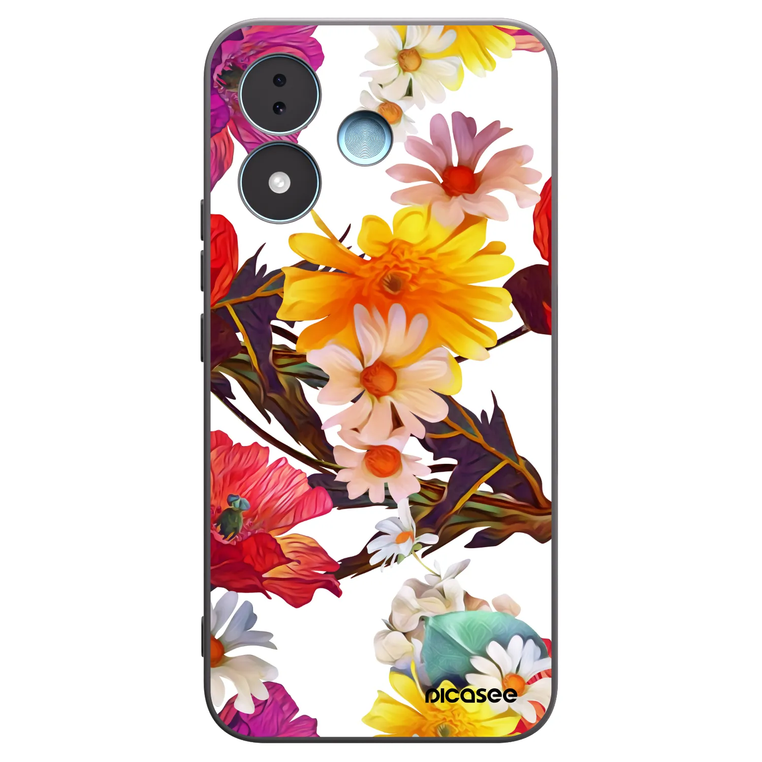 Picasee Xiaomi Redmi Note 17 5G Hülle - Schwarzes Silikon - Meadow