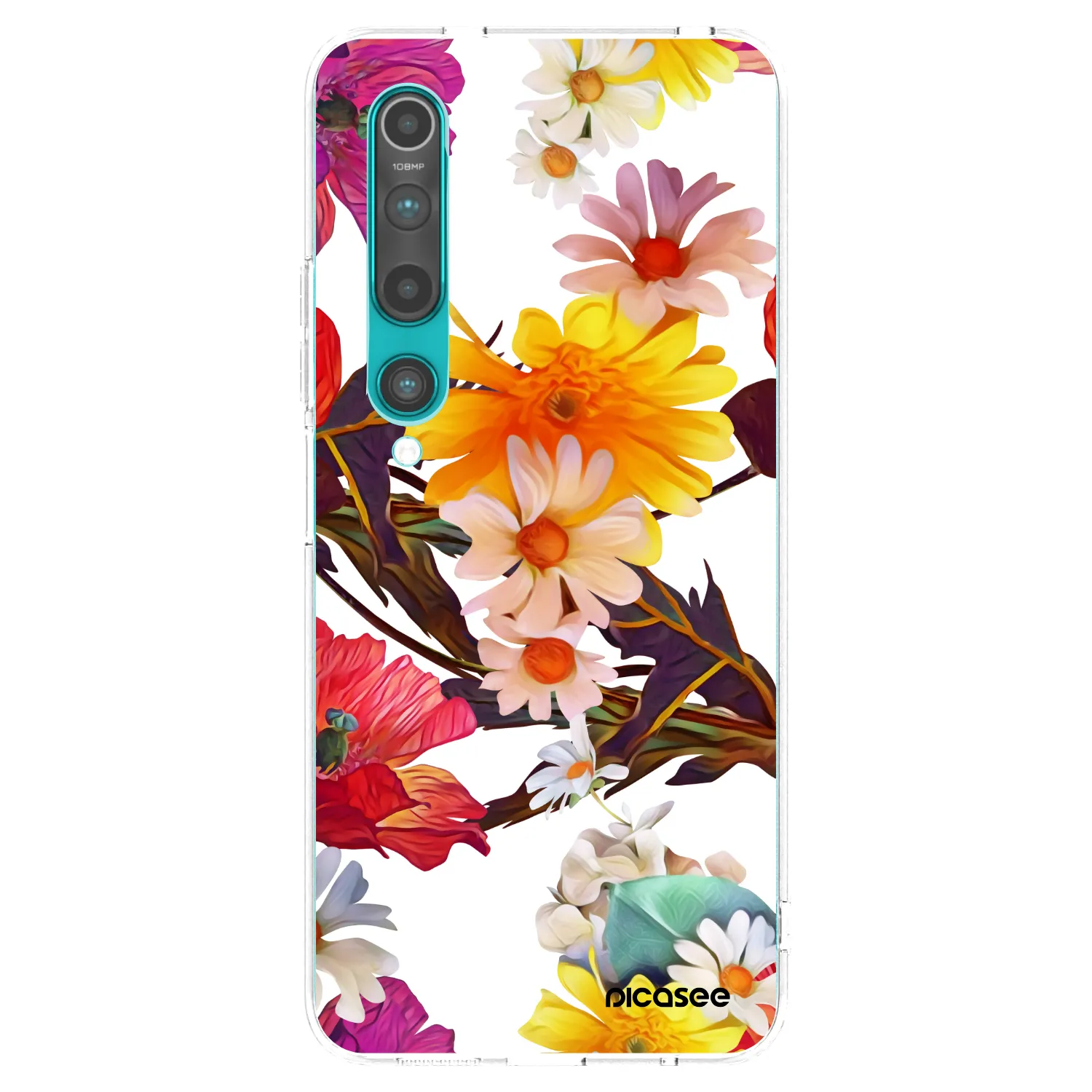 Picasee Xiaomi Mi 10 Hülle - Transparentes Silikon - Meadow