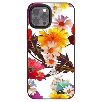 Picasee Apple iPhone 12 Pro Max Hülle - Schwarzes Silikon - Meadow