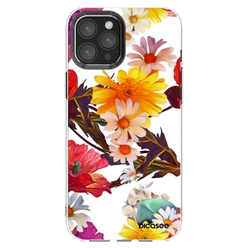 Picasee Apple iPhone 12 Pro Max Hülle - Transparentes Silikon - Meadow