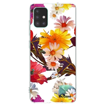 Picasee Samsung Galaxy M51 M515F Hülle - Transparentes Silikon - Meadow