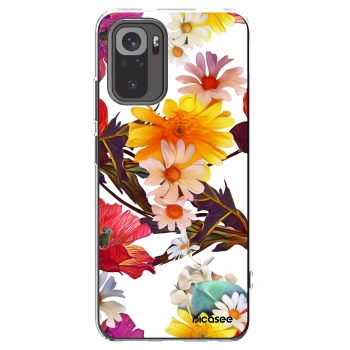 Picasee Xiaomi Redmi Note 10S Hülle - Transparentes Silikon - Meadow