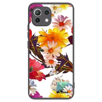 Picasee Xiaomi Mi 11 Lite Hülle - Schwarzes Silikon - Meadow