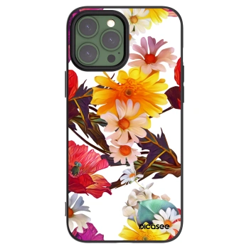 Picasee Apple iPhone 13 Pro Max Hülle - Schwarzes Silikon - Meadow