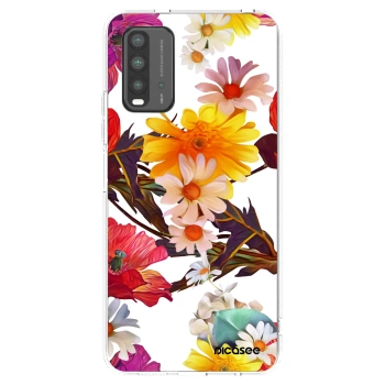 Picasee Xiaomi Redmi 9T Hülle - Transparentes Silikon - Meadow