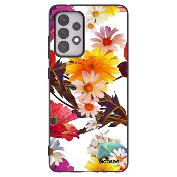 Picasee Samsung Galaxy A52s 5G A528B Hülle - Schwarzes Silikon - Meadow