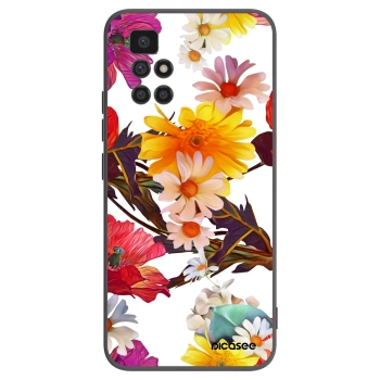 Picasee Xiaomi Redmi 10 Hülle - Schwarzes Silikon - Meadow