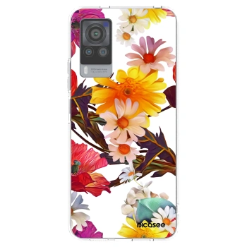 Picasee Vivo X60 Pro 5G Hülle - Transparentes Silikon - Meadow