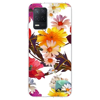 Picasee Realme 8 5G Hülle - Transparentes Silikon - Meadow