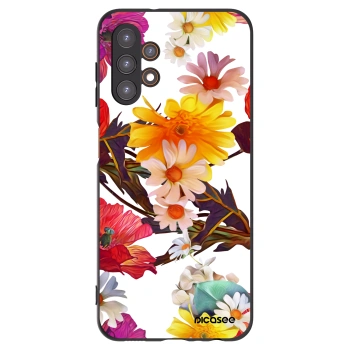 Picasee Samsung Galaxy A13 4G A135 Hülle - Schwarzes Silikon - Meadow