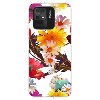 Picasee Xiaomi Redmi 10C Hülle - Transparentes Silikon - Meadow