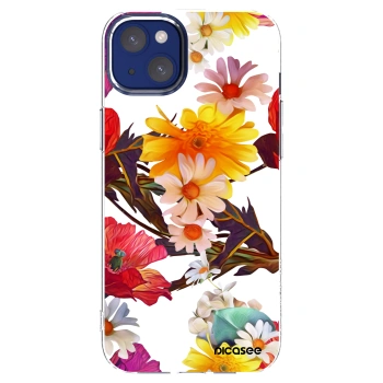 Picasee Apple iPhone 14 Plus Hülle - Transparentes Silikon - Meadow