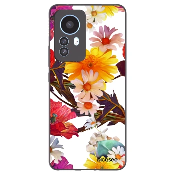 Picasee Xiaomi 12T Pro Hülle - Schwarzes Silikon - Meadow