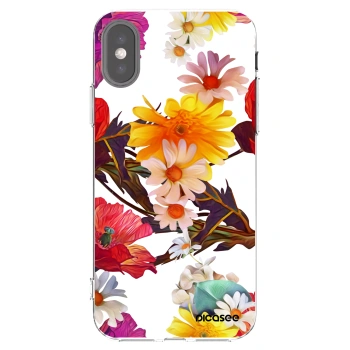 Picasee Apple iPhone X/XS Hülle - Transparentes Silikon - Meadow