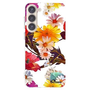 Picasee Samsung Galaxy S23+ 5G Hülle - Transparentes Silikon - Meadow
