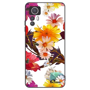 Picasee Xiaomi Redmi Note 12S Hülle - Schwarzes Silikon - Meadow