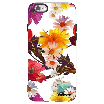 Picasee Apple iPhone 6/6S Hülle - Schwarzes Silikon - Meadow