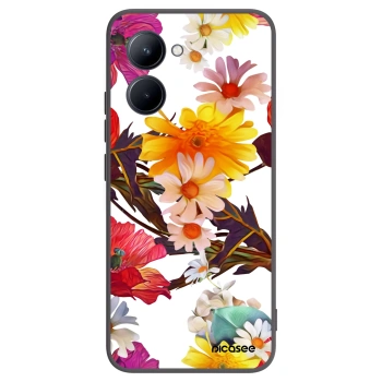 Picasee Realme C33 (2023) Hülle - Schwarzes Silikon - Meadow