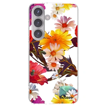 Picasee Samsung Galaxy S24 S921B 5G Hülle - Transparentes Silikon - Meadow