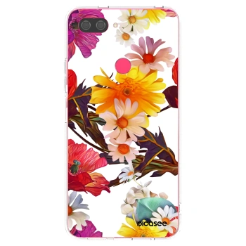 Picasee Xiaomi Mi 8 Lite Hülle - Transparentes Silikon - Meadow