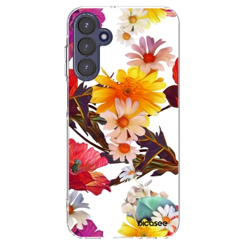 Picasee Samsung Galaxy A15 A155F 4G Hülle - Transparentes Silikon - Meadow