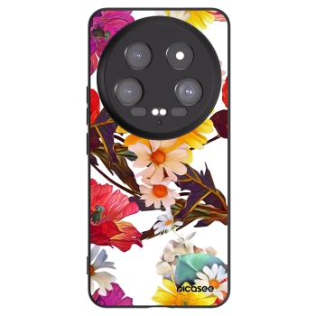 Picasee Xiaomi 14 Ultra Hülle - Schwarzes Silikon - Meadow