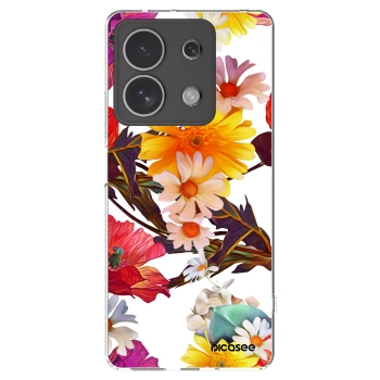 Picasee Xiaomi Redmi Note 13 4G Hülle - Transparentes Silikon - Meadow