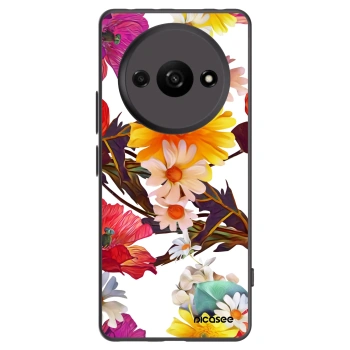 Picasee Xiaomi Redmi A3 Hülle - Schwarzes Silikon - Meadow
