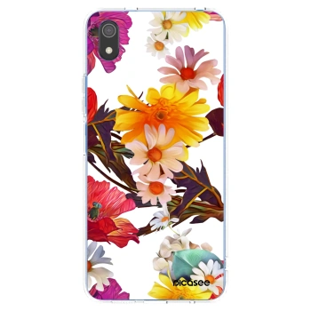 Picasee Xiaomi Redmi 7A Hülle - Transparentes Silikon - Meadow