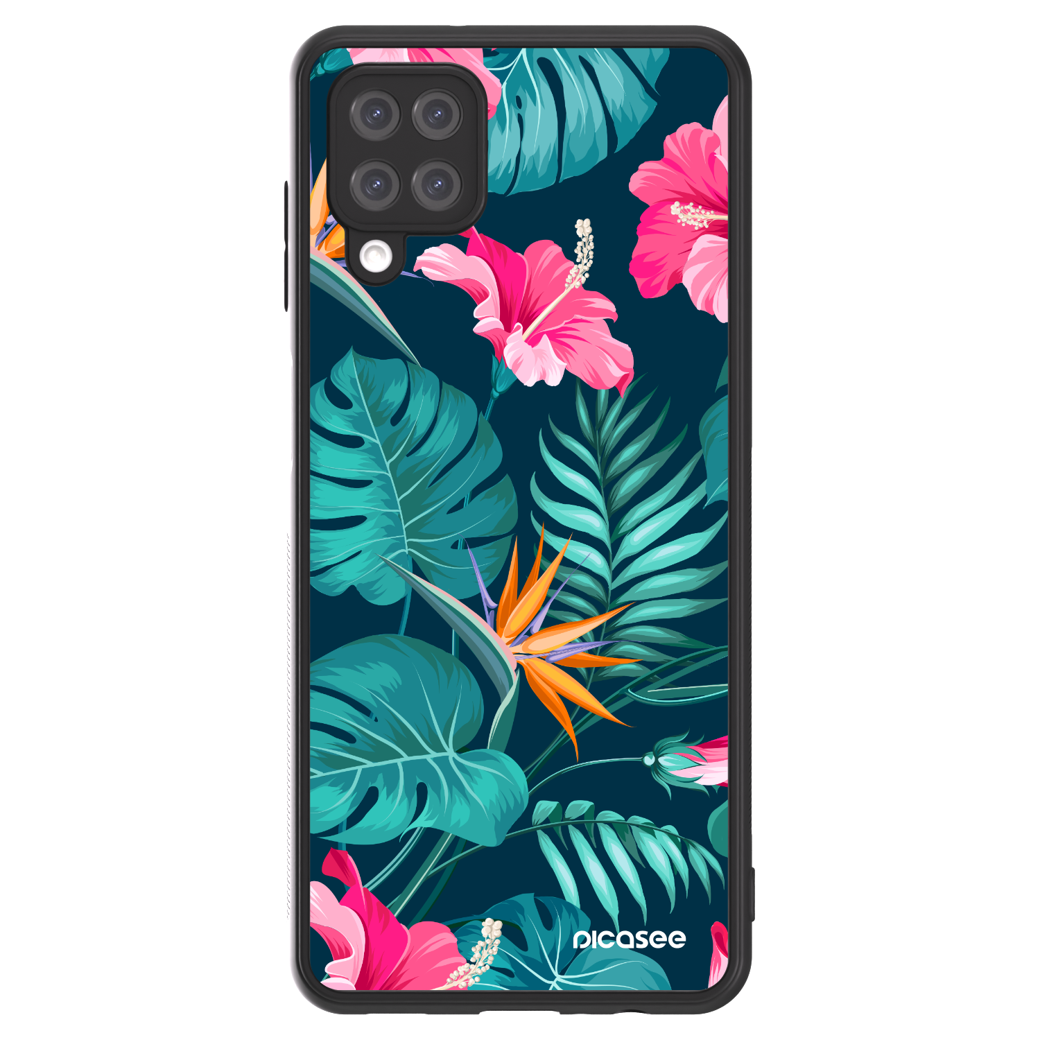 Picasee ULTIMATE CASE für Samsung Galaxy A12 A125F - Pink Monstera