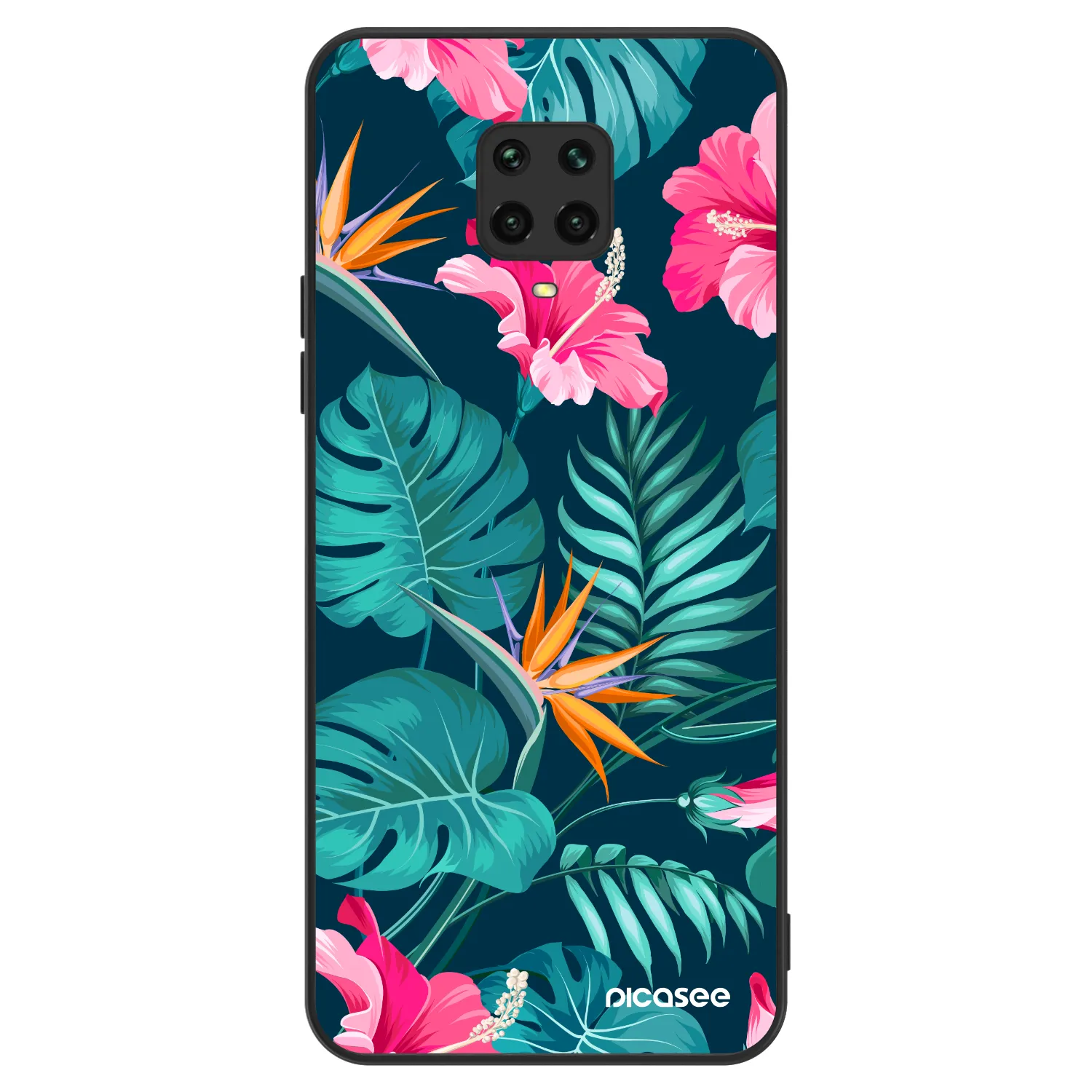 Picasee ULTIMATE CASE für Xiaomi Redmi Note 9S - Pink Monstera