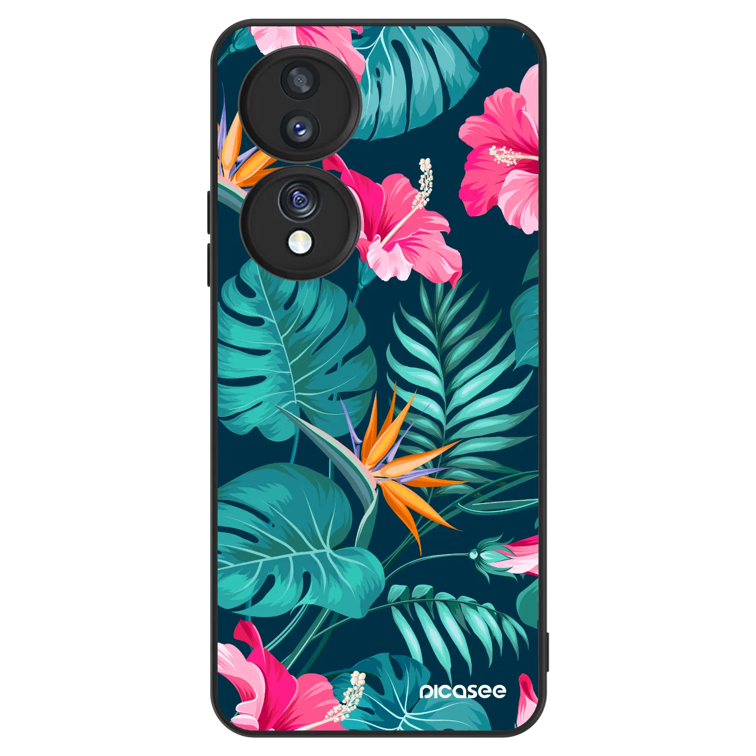 Picasee ULTIMATE CASE für Honor 70 - Pink Monstera