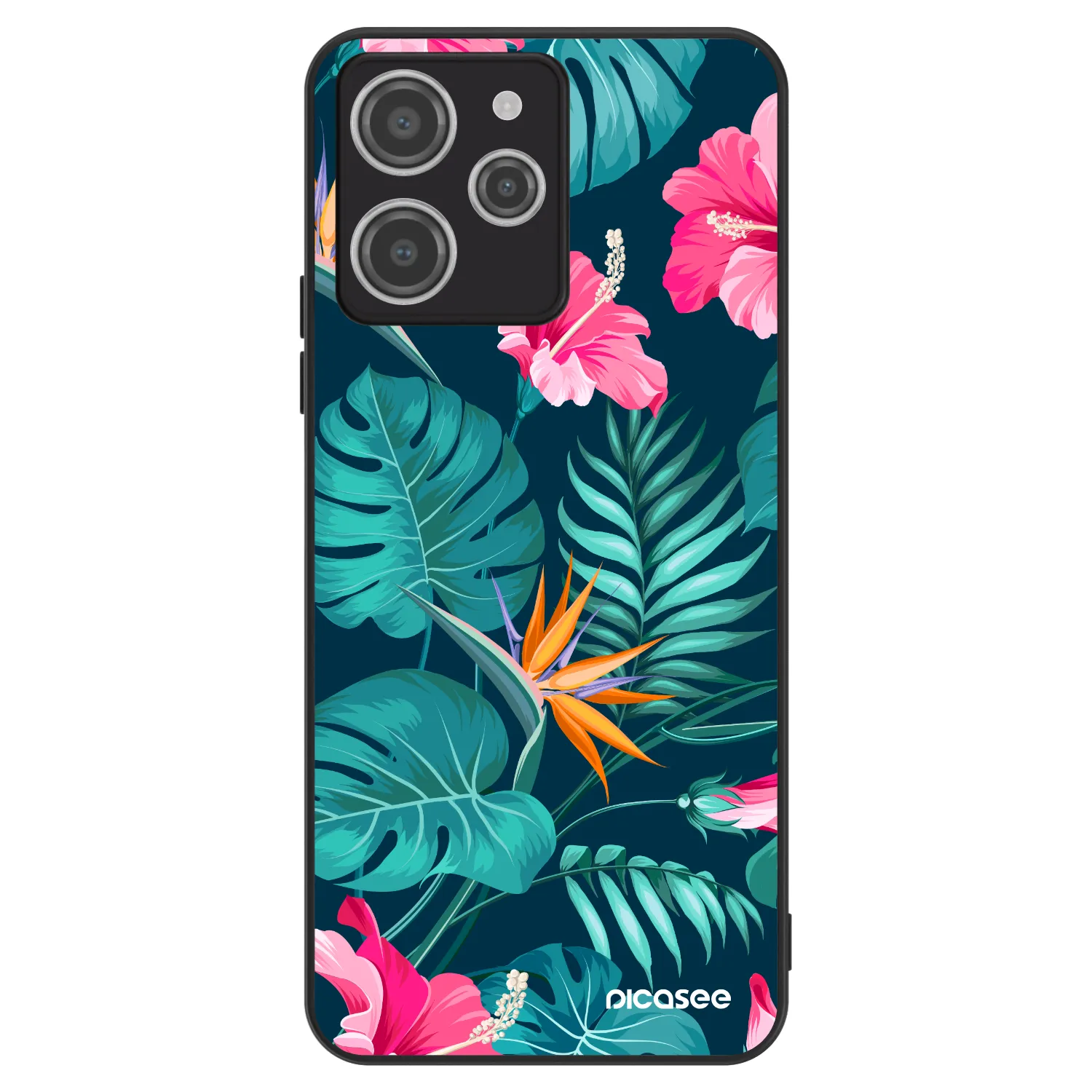 Picasee ULTIMATE CASE für Xiaomi Redmi 12 4G - Pink Monstera