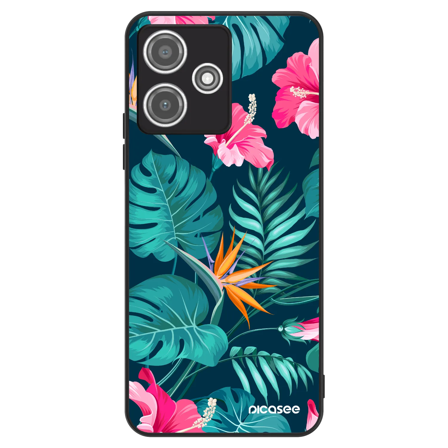 Picasee ULTIMATE CASE für Xiaomi Redmi 12 5G - Pink Monstera