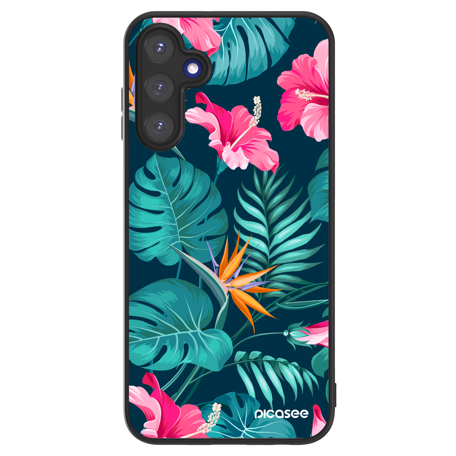 Picasee ULTIMATE CASE für Samsung Galaxy A15 A155F 4G - Pink Monstera