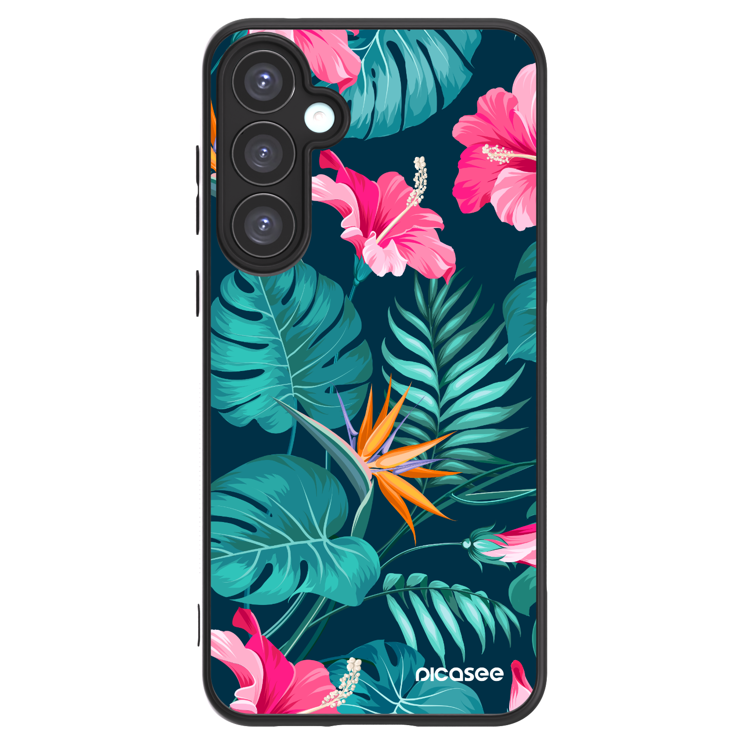 Picasee ULTIMATE CASE für Samsung Galaxy A55 5G A556B - Pink Monstera