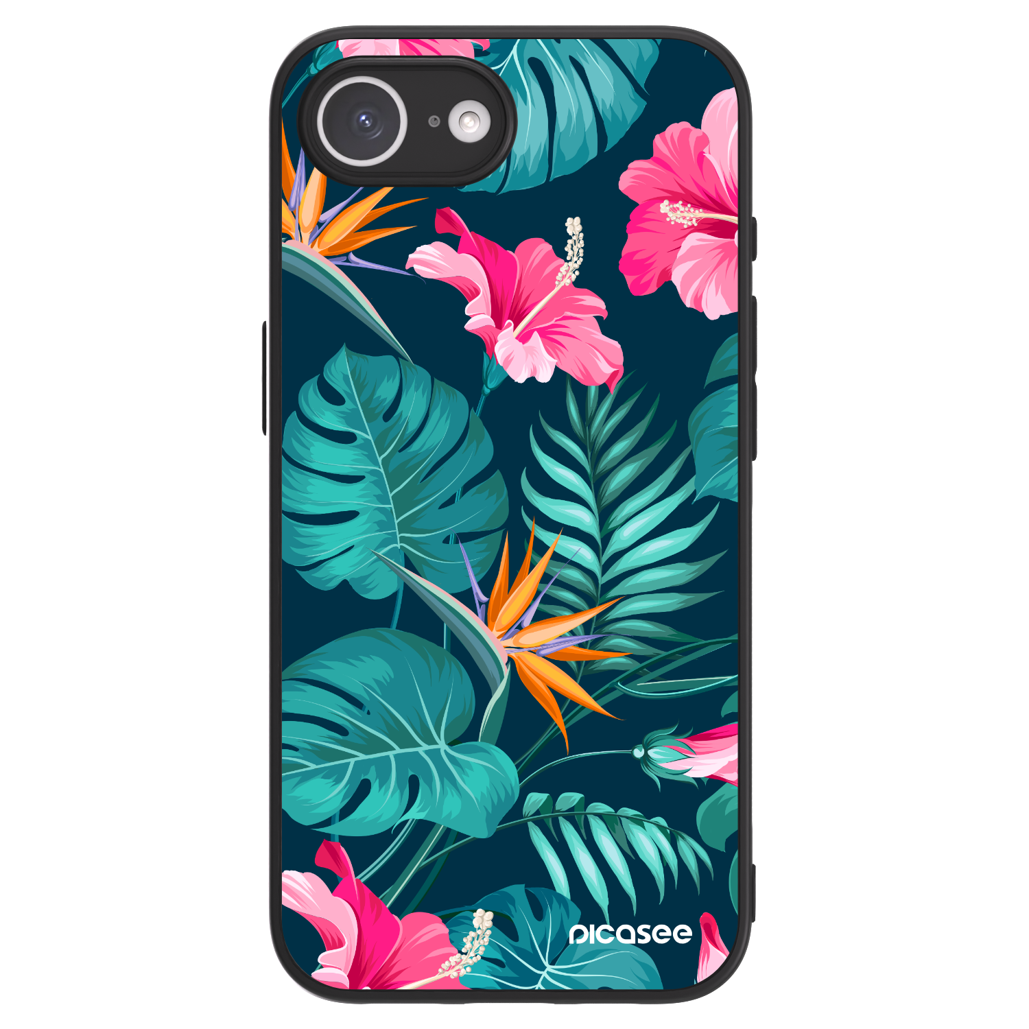 Picasee ULTIMATE CASE für Apple iPhone 16e - Pink Monstera