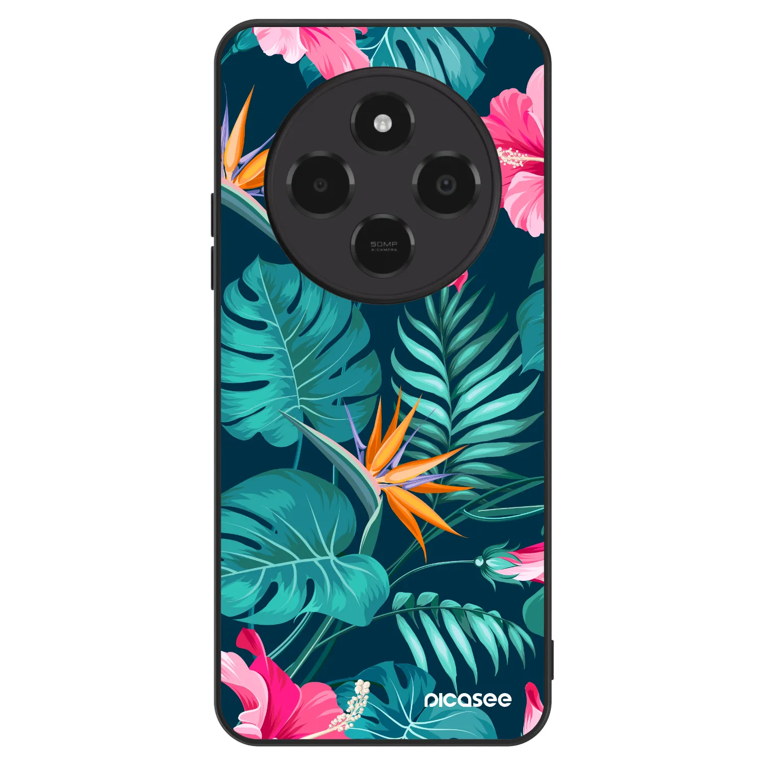 Picasee ULTIMATE CASE für Xiaomi Poco C75 - Pink Monstera