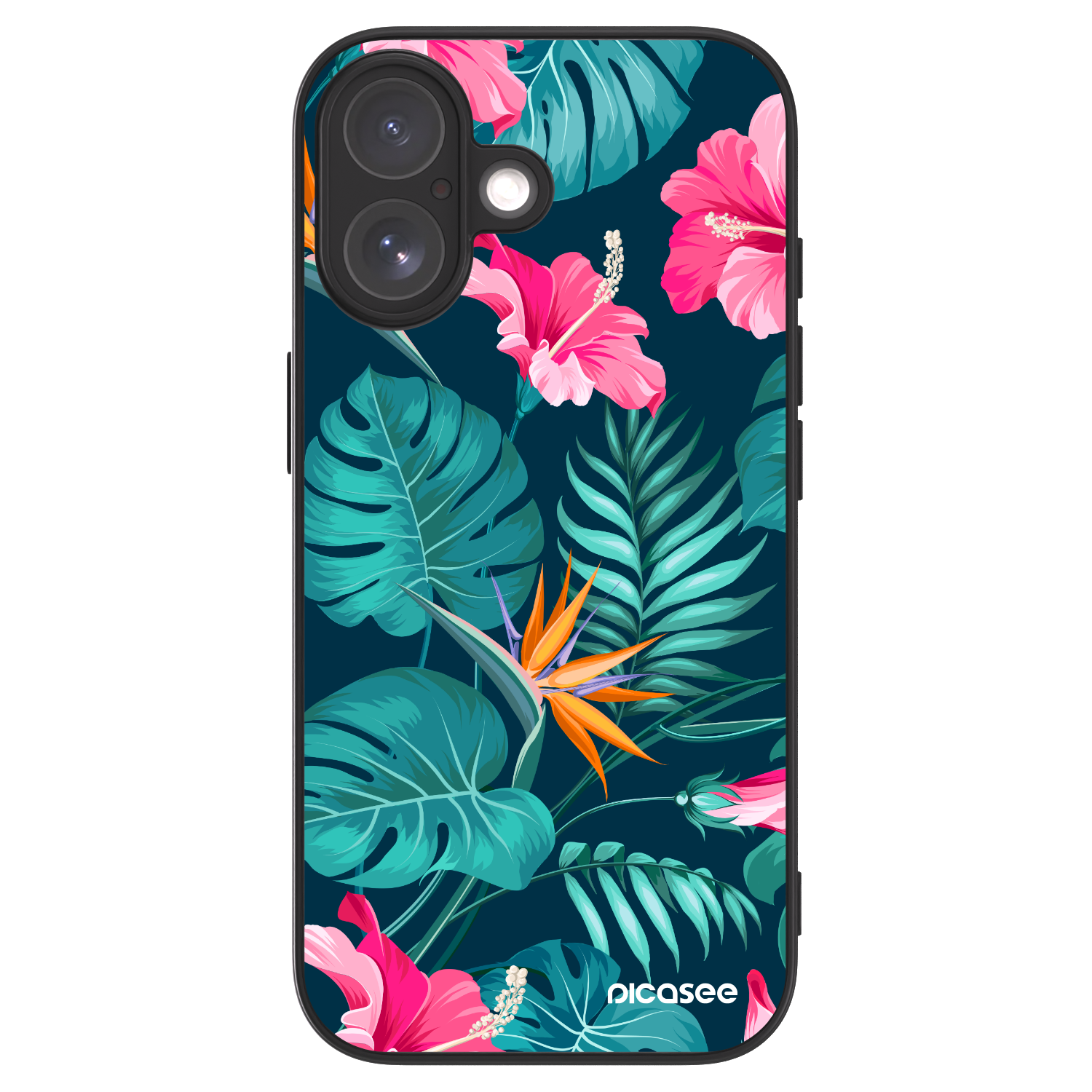 Picasee ULTIMATE CASE MagSafe für Apple iPhone 17 - Pink Monstera
