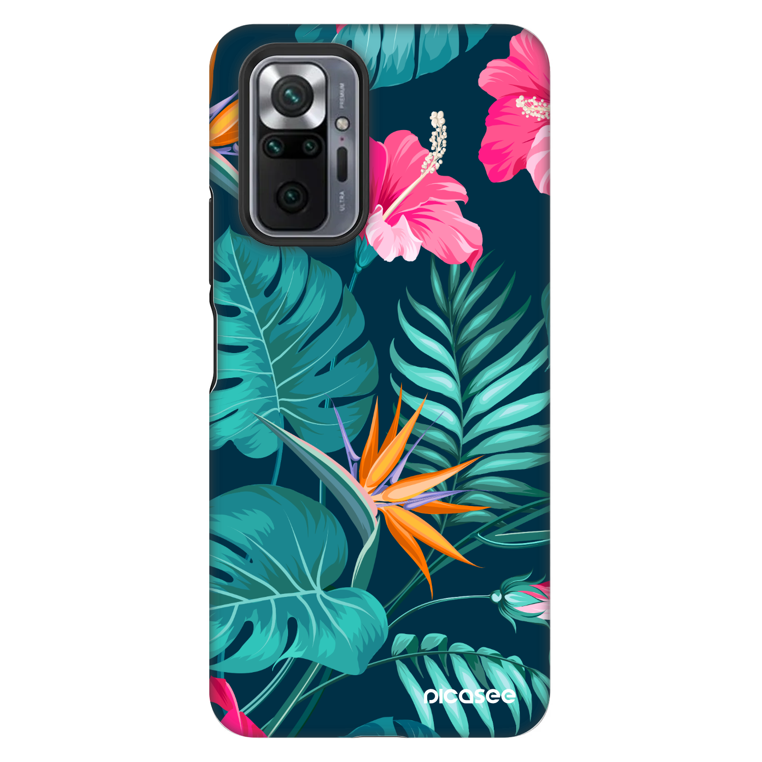 Picasee Fashion Case für Xiaomi Redmi Note 10 Pro - Pink Monstera