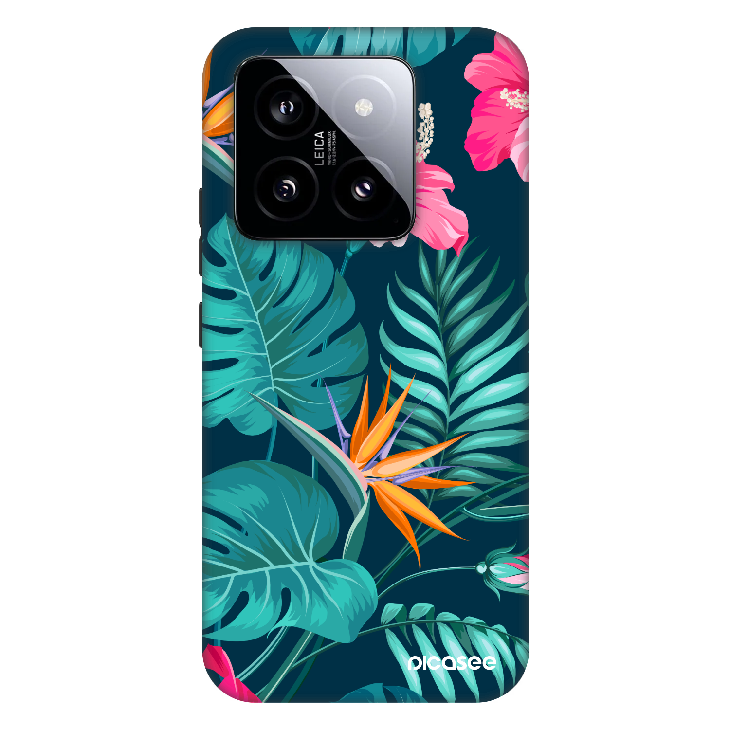Picasee Fashion Case für Xiaomi 14 - Pink Monstera