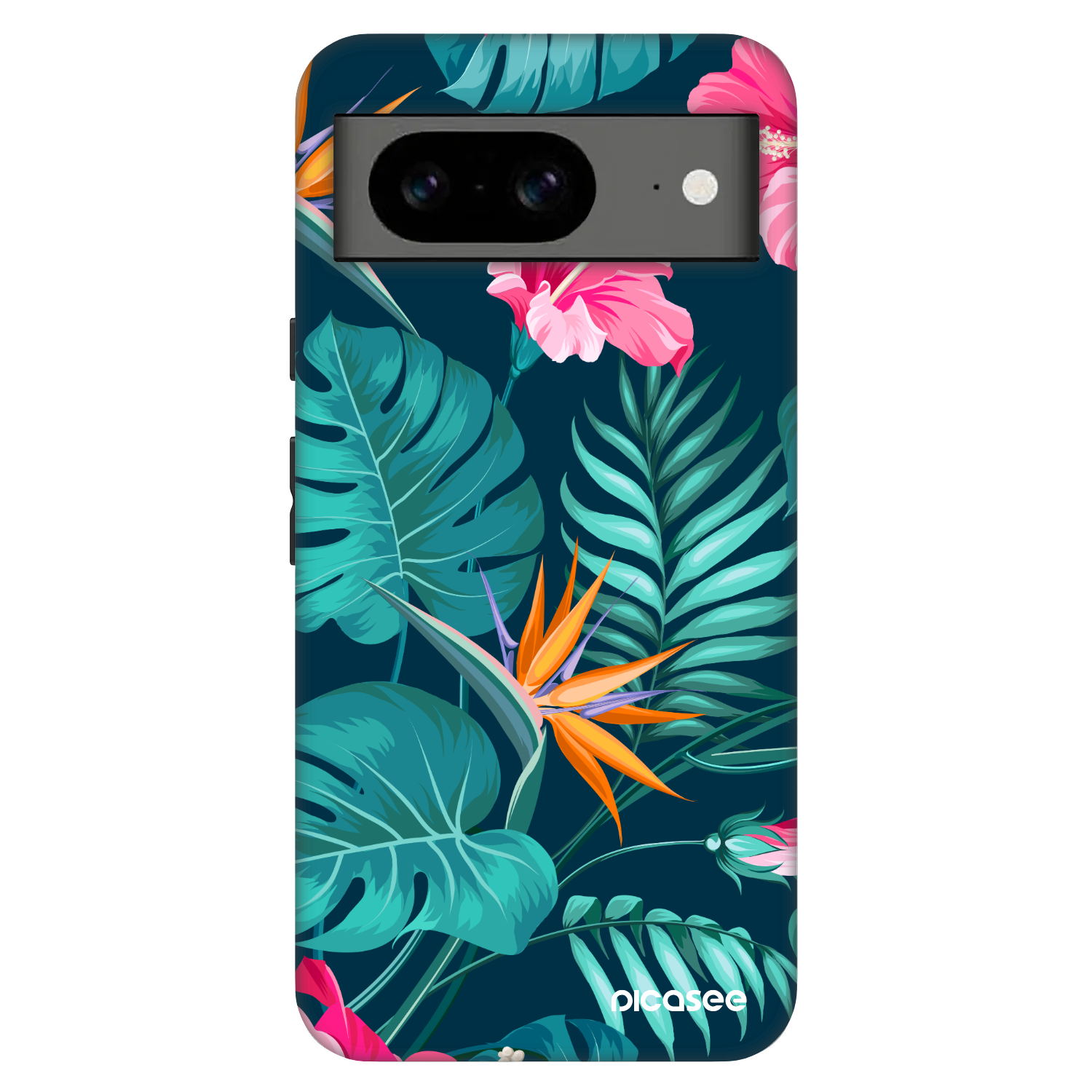 Picasee Fashion Case für Google Pixel 8 Pro - Pink Monstera