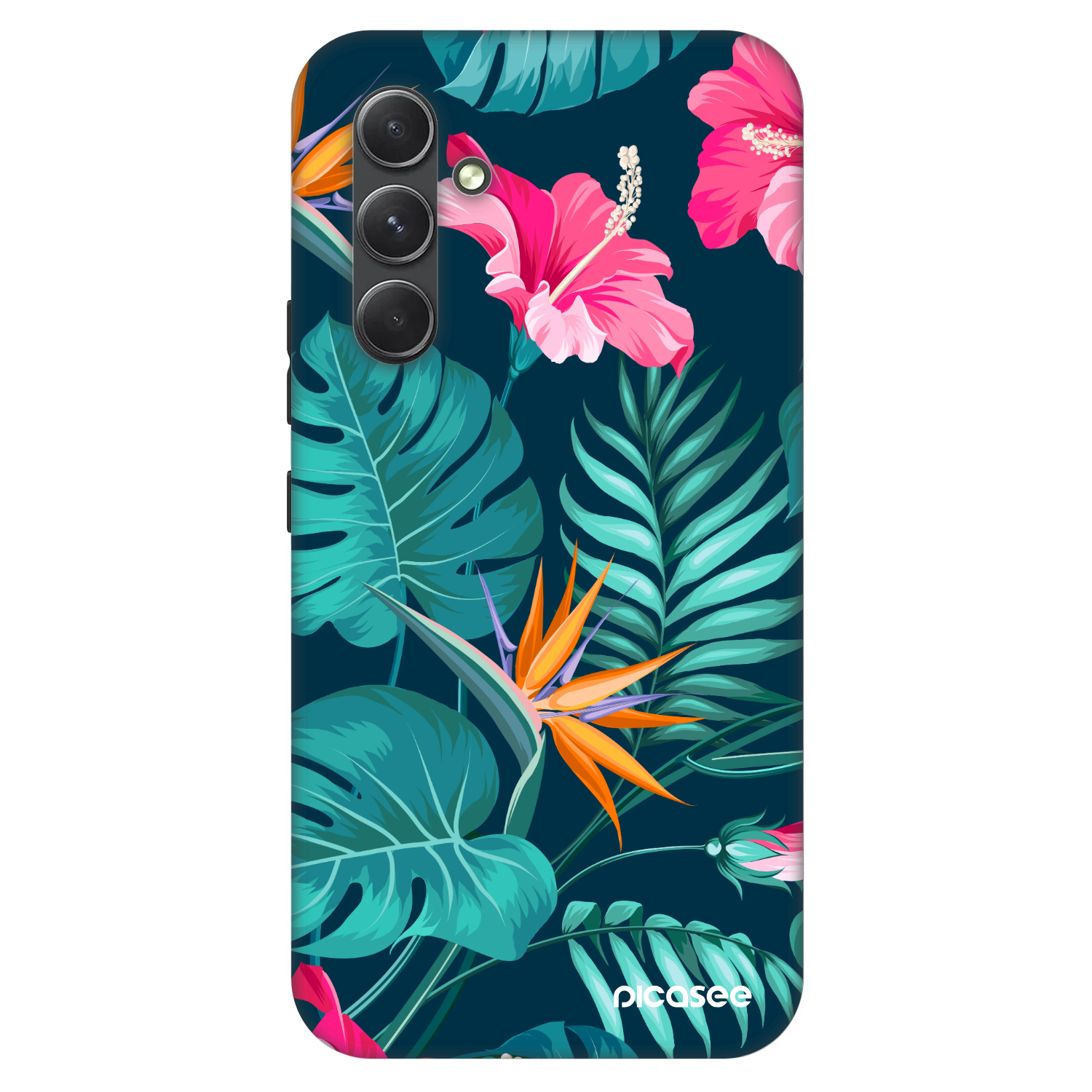 Picasee Fashion Case für Samsung Galaxy A54 5G A546B - Pink Monstera