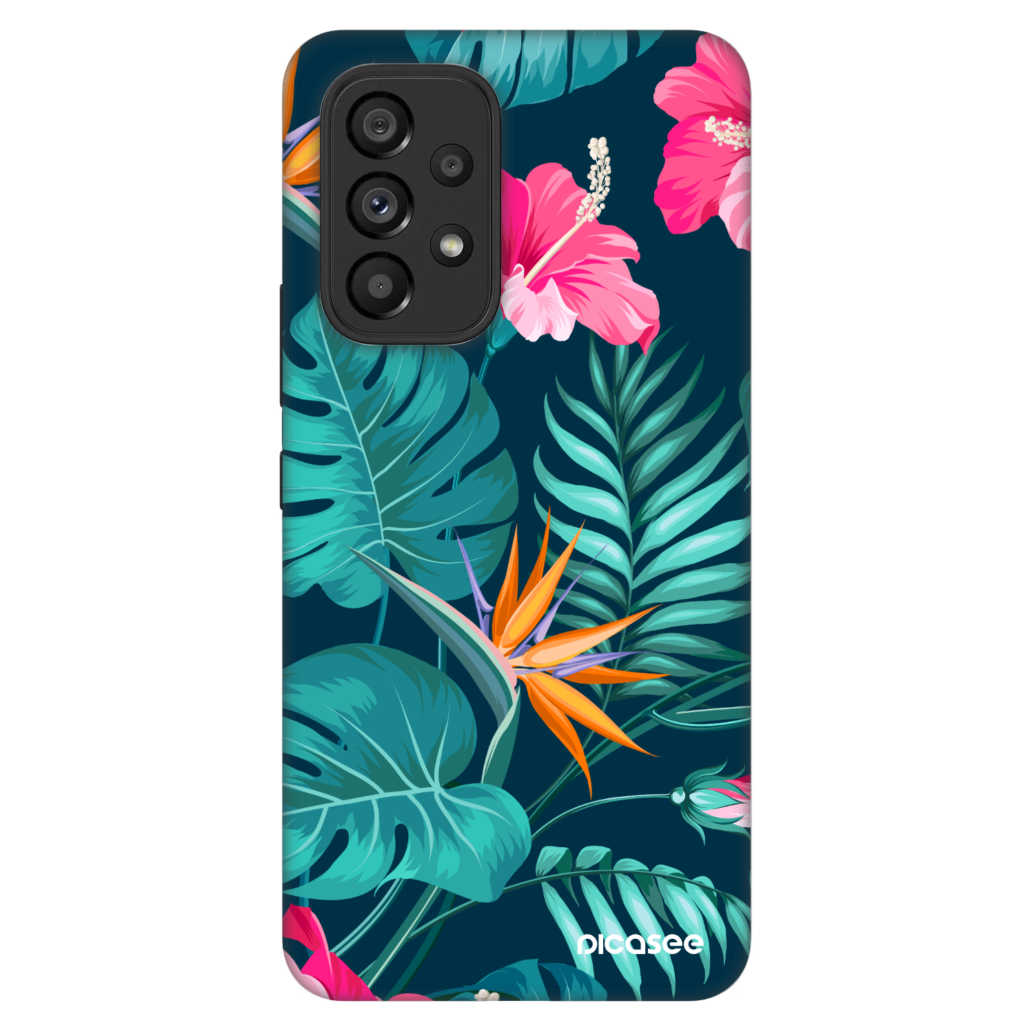 Picasee Fashion Case für Samsung Galaxy A53 5G A536 - Pink Monstera