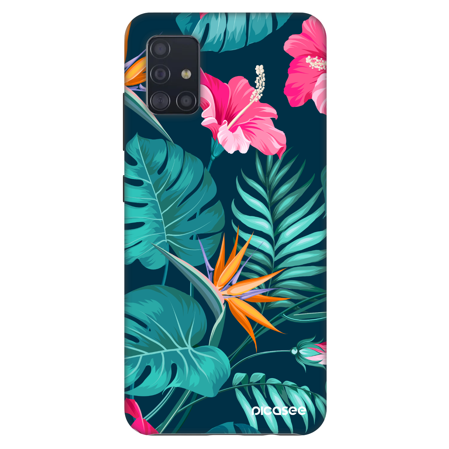 Picasee Fashion Case für Samsung Galaxy A51 A515F - Pink Monstera