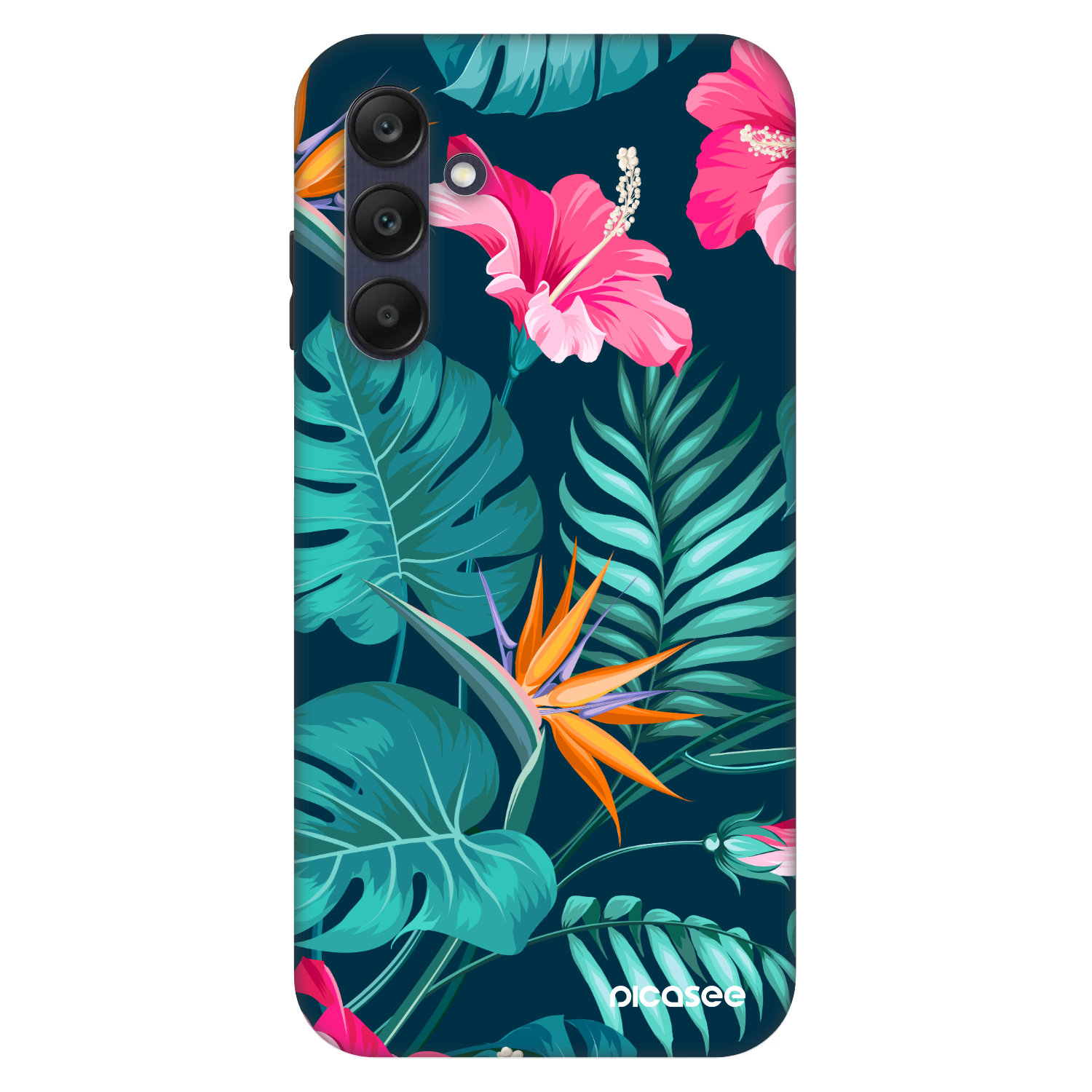 Picasee Fashion Case für Samsung Galaxy A25 A256B 5G - Pink Monstera