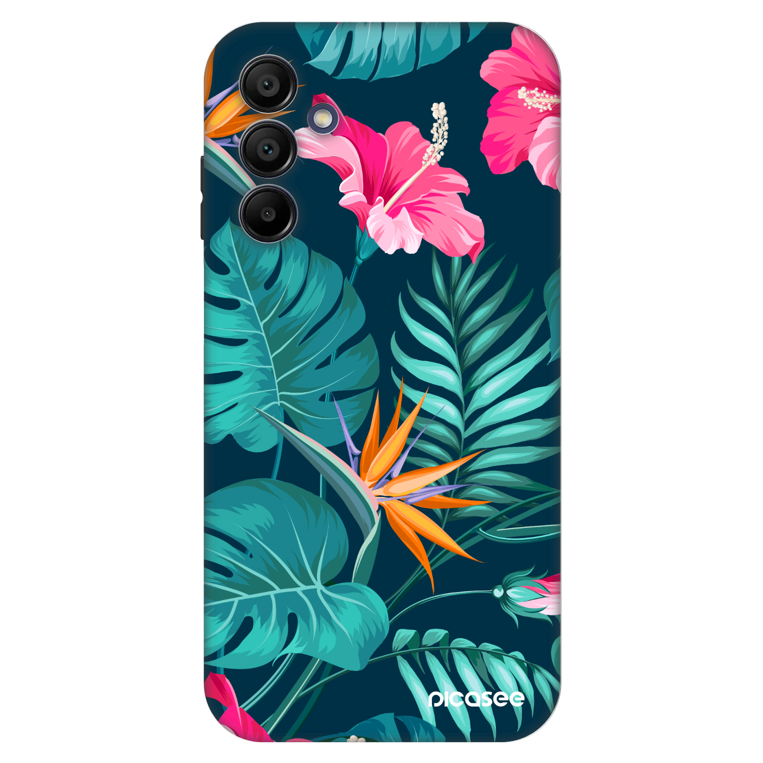 Picasee Fashion Case für Samsung Galaxy A15 A155F 4G - Pink Monstera